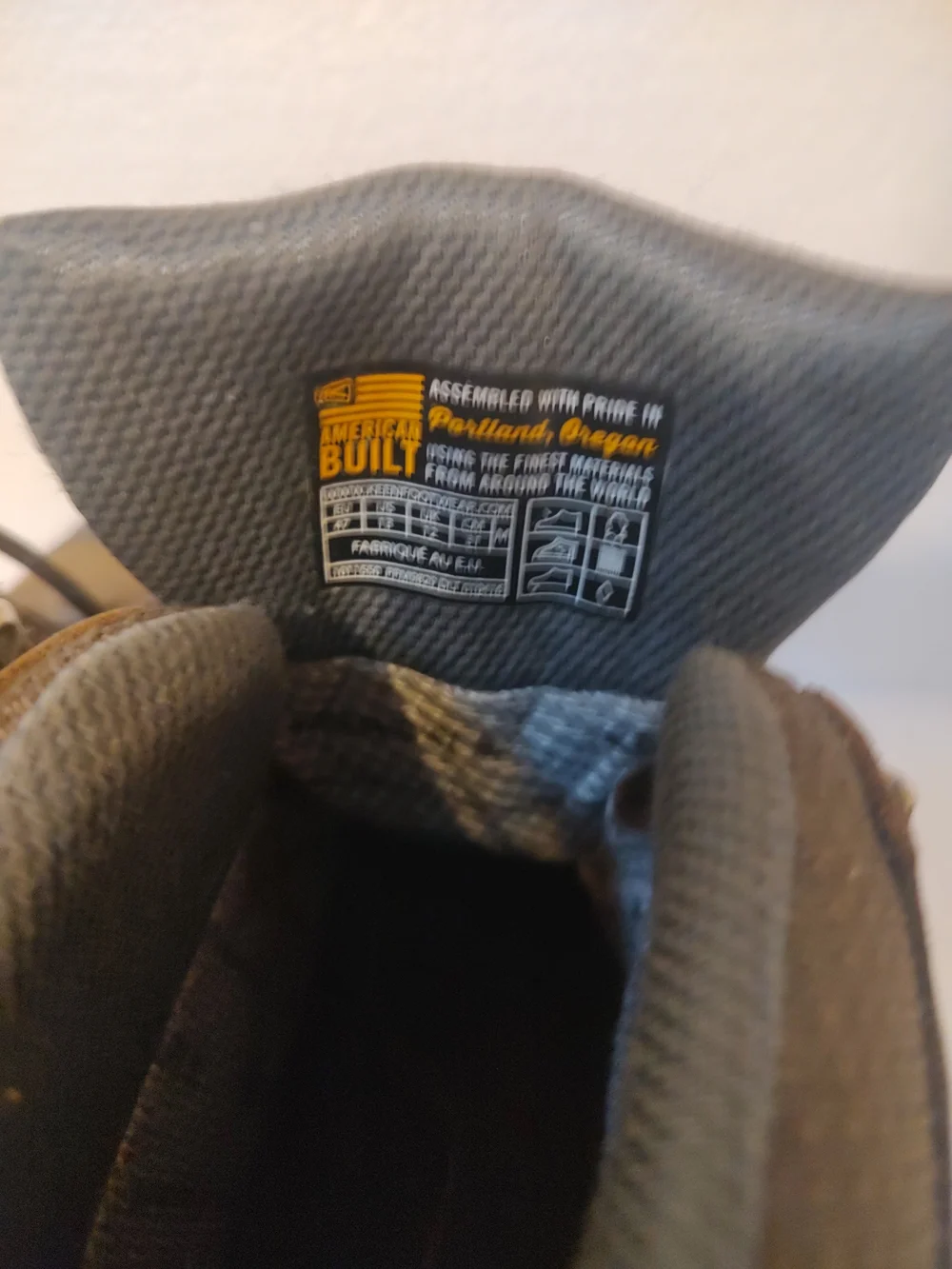 Keen Men's Brown Leather Hiking Boots Waterproof Size 13